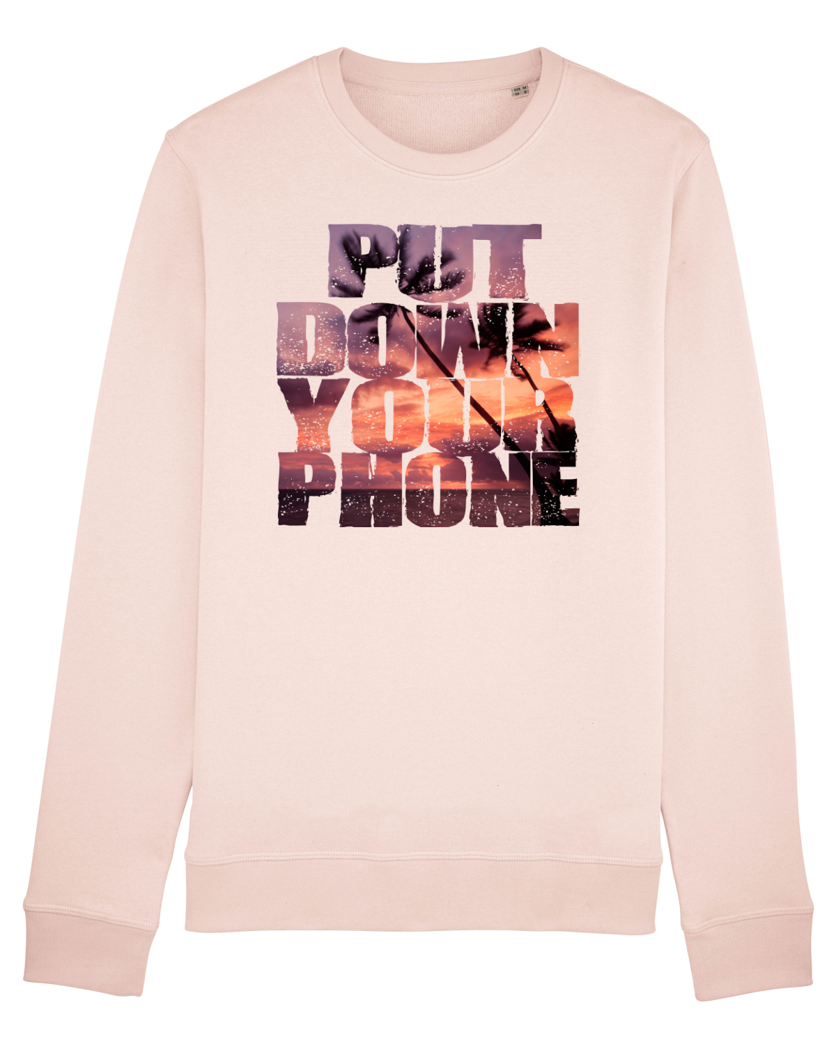 Bluză mânecă lungă Unisex Rise Candy Pink