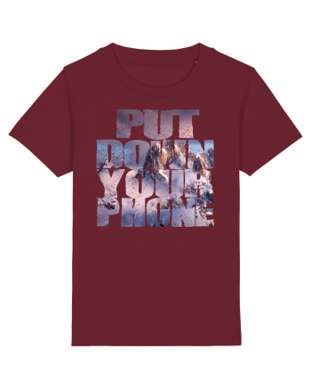 PUT DOWN YOUR PHONE & enjoy life 4 Burgundy