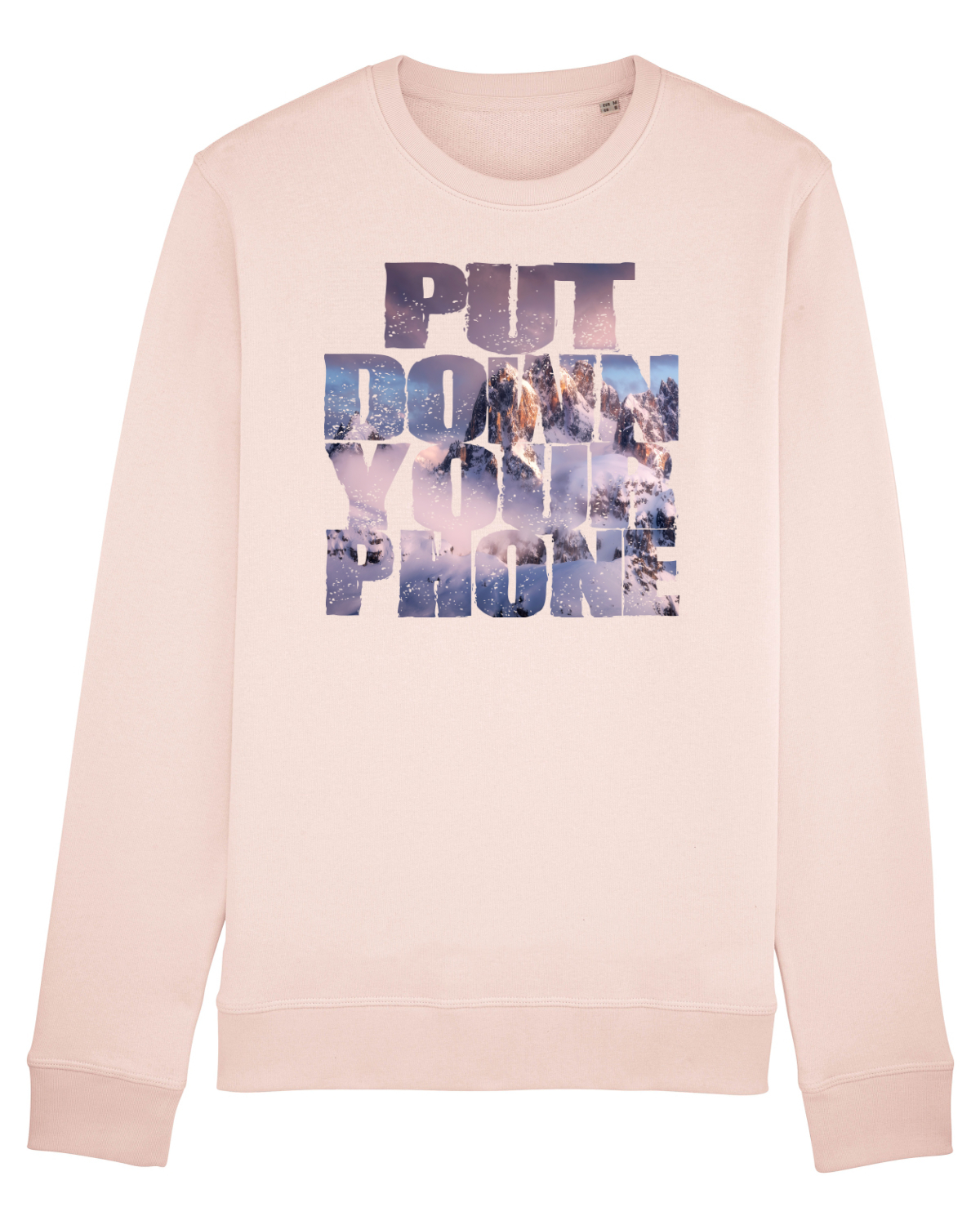 Bluză mânecă lungă Unisex Rise Candy Pink