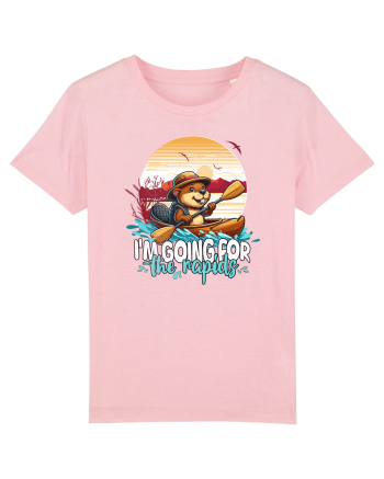 Kayaking Amuzant Mă Duc Pentru Cascade - Castor Funny Cotton Pink
