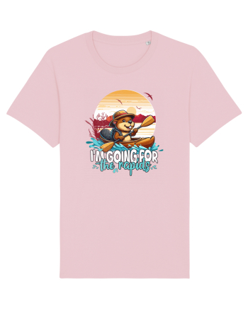 Kayaking Amuzant Mă Duc Pentru Cascade - Castor Funny Cotton Pink