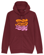Truely Blessed Hanorac cu fermoar Unisex Connector