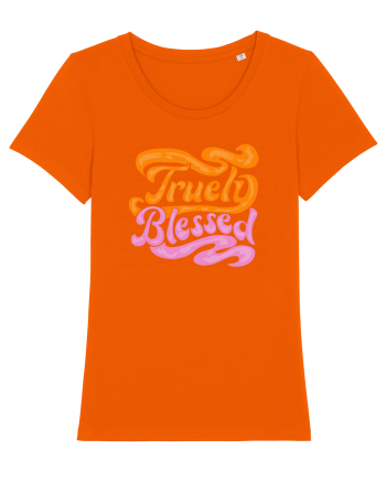 Truely Blessed Bright Orange