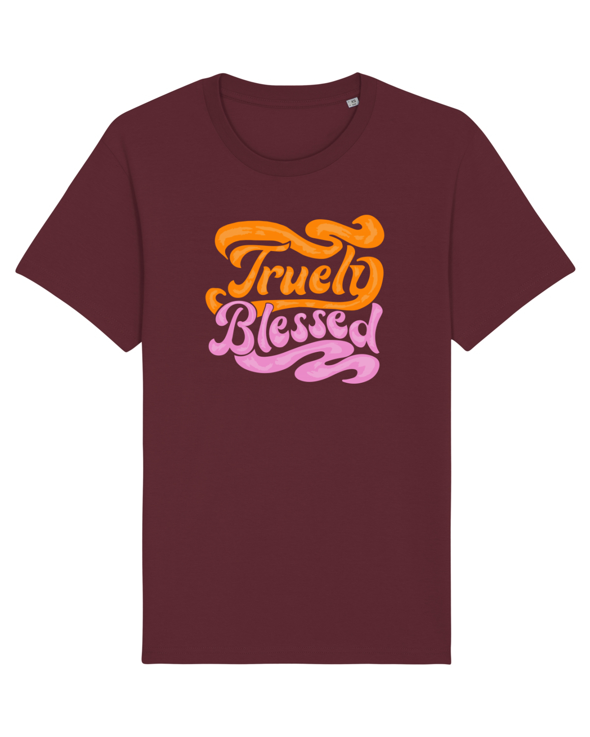 Tricou mânecă scurtă Unisex Rocker Burgundy