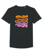 Truely Blessed Tricou mânecă scurtă guler larg Bărbat Skater
