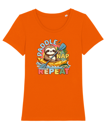 Sloth Amuzant în Aer Liber -Leneșul la Kayak Bright Orange