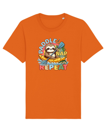 Sloth Amuzant în Aer Liber -Leneșul la Kayak Bright Orange
