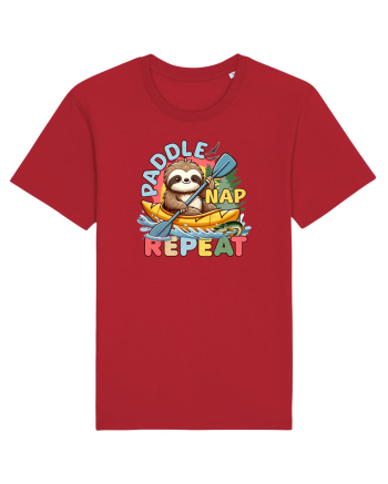 Sloth Amuzant în Aer Liber -Leneșul la Kayak Red