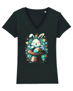 Magie de paste Tricou mânecă scurtă guler V Damă Evoker