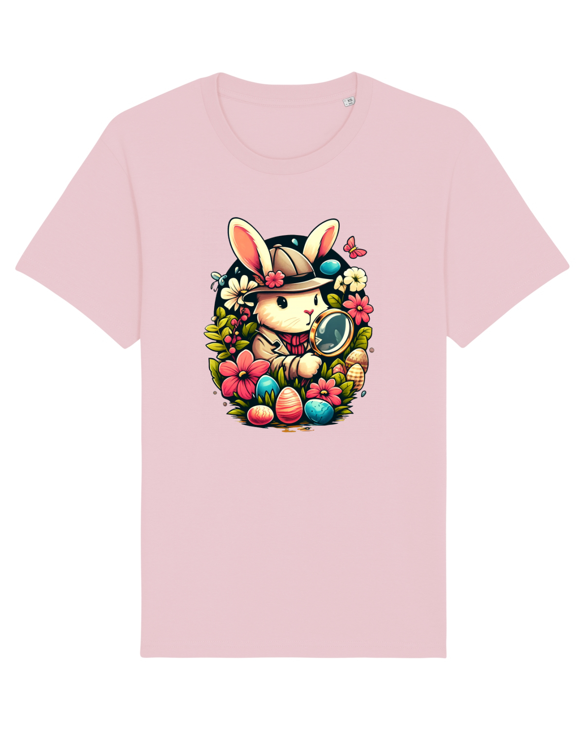Tricou mânecă scurtă Unisex Rocker Cotton Pink