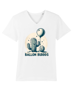 Baloon buds Tricou mânecă scurtă guler V Bărbat Presenter
