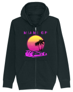 Formula 1 One USA Miami GP Grand Prix Vintage Retro Sunset Hanorac cu fermoar Unisex Connector
