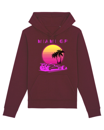 Formula 1 One USA Miami GP Grand Prix Vintage Retro Sunset Burgundy