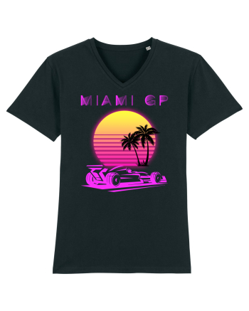 Formula 1 One USA Miami GP Grand Prix Vintage Retro Sunset Black