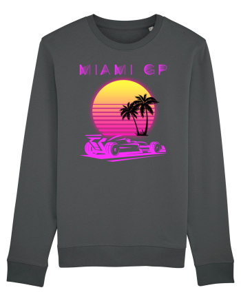 Formula 1 One USA Miami GP Grand Prix Vintage Retro Sunset Anthracite