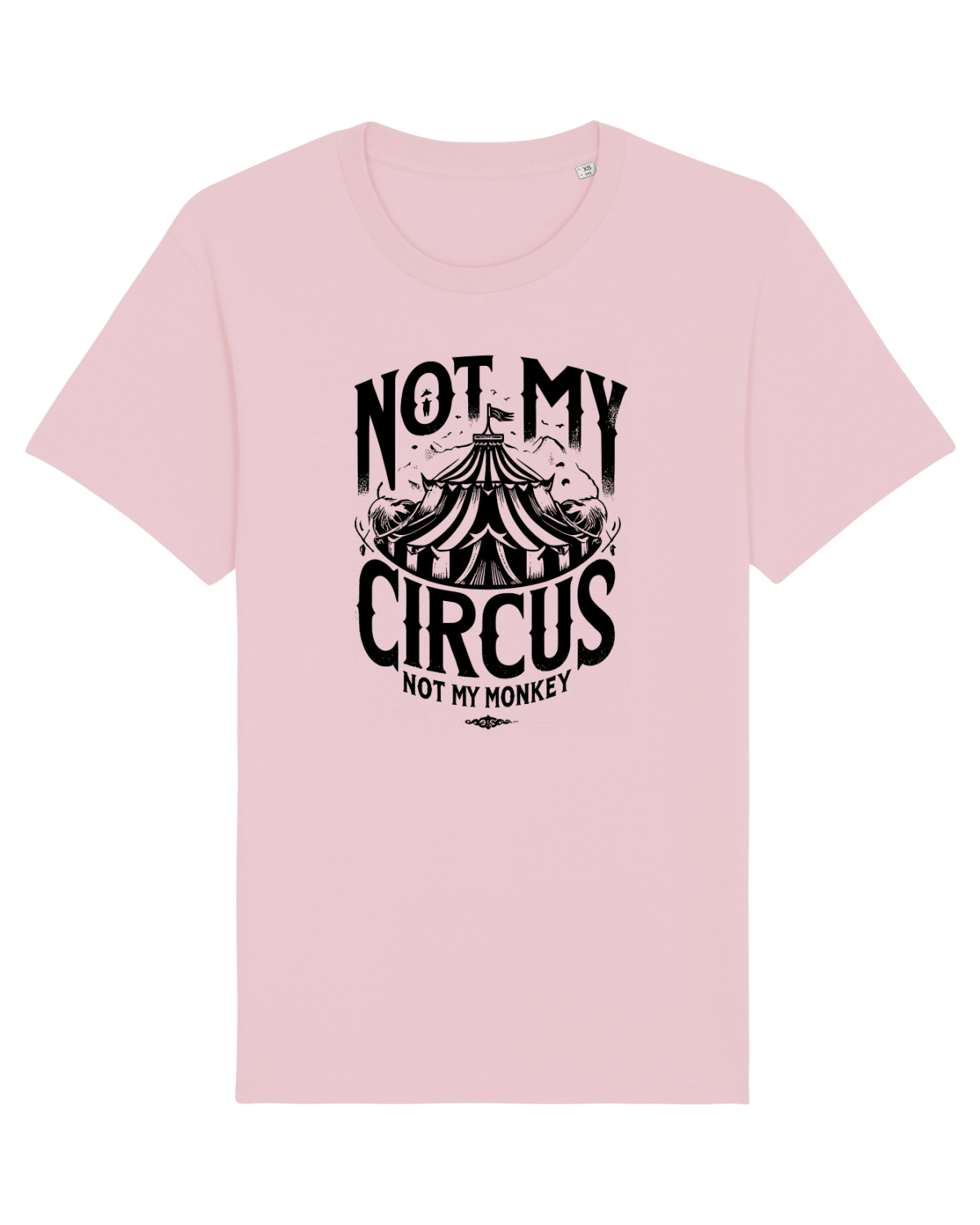 Tricou mânecă scurtă Unisex Rocker Cotton Pink
