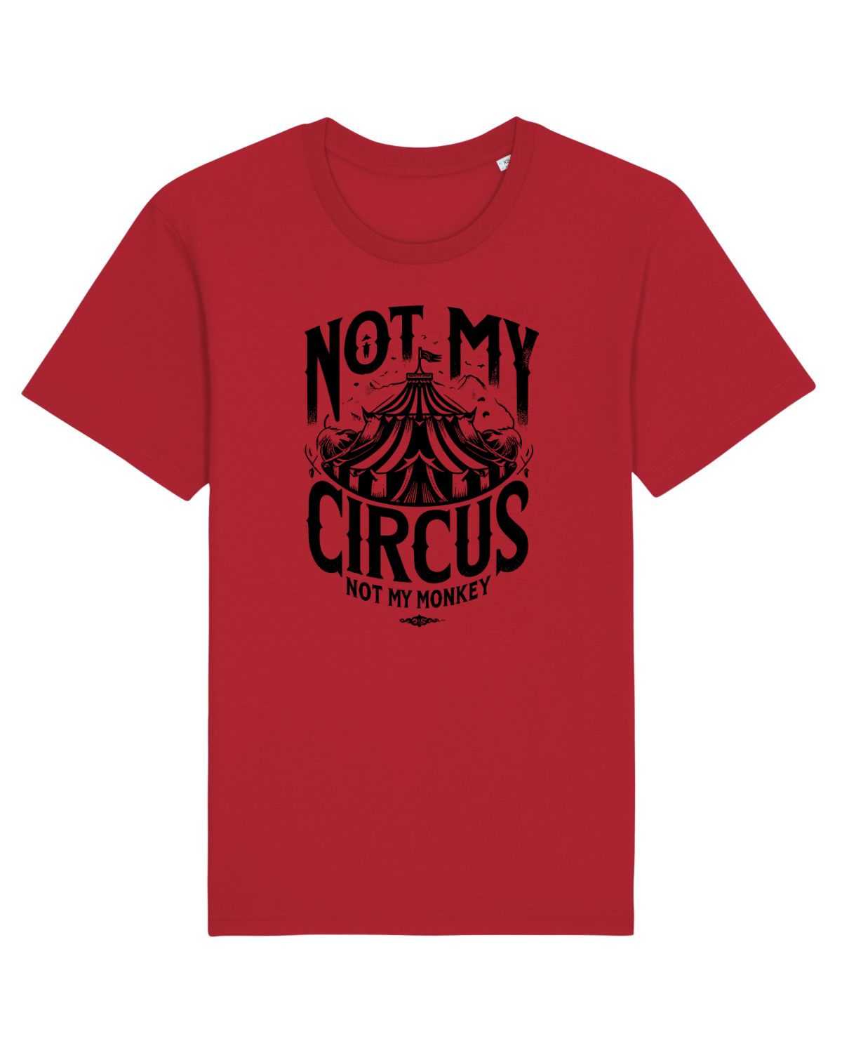 Tricou mânecă scurtă Unisex Rocker Red