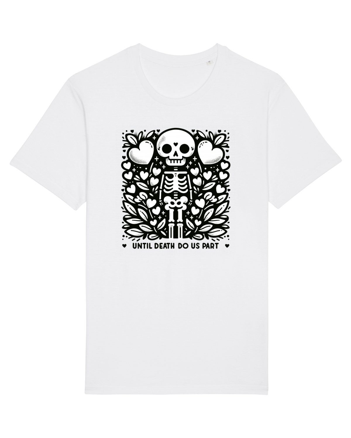 Tricou mânecă scurtă Unisex Rocker White