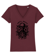Until death do us part Tricou mânecă scurtă guler V Damă Evoker