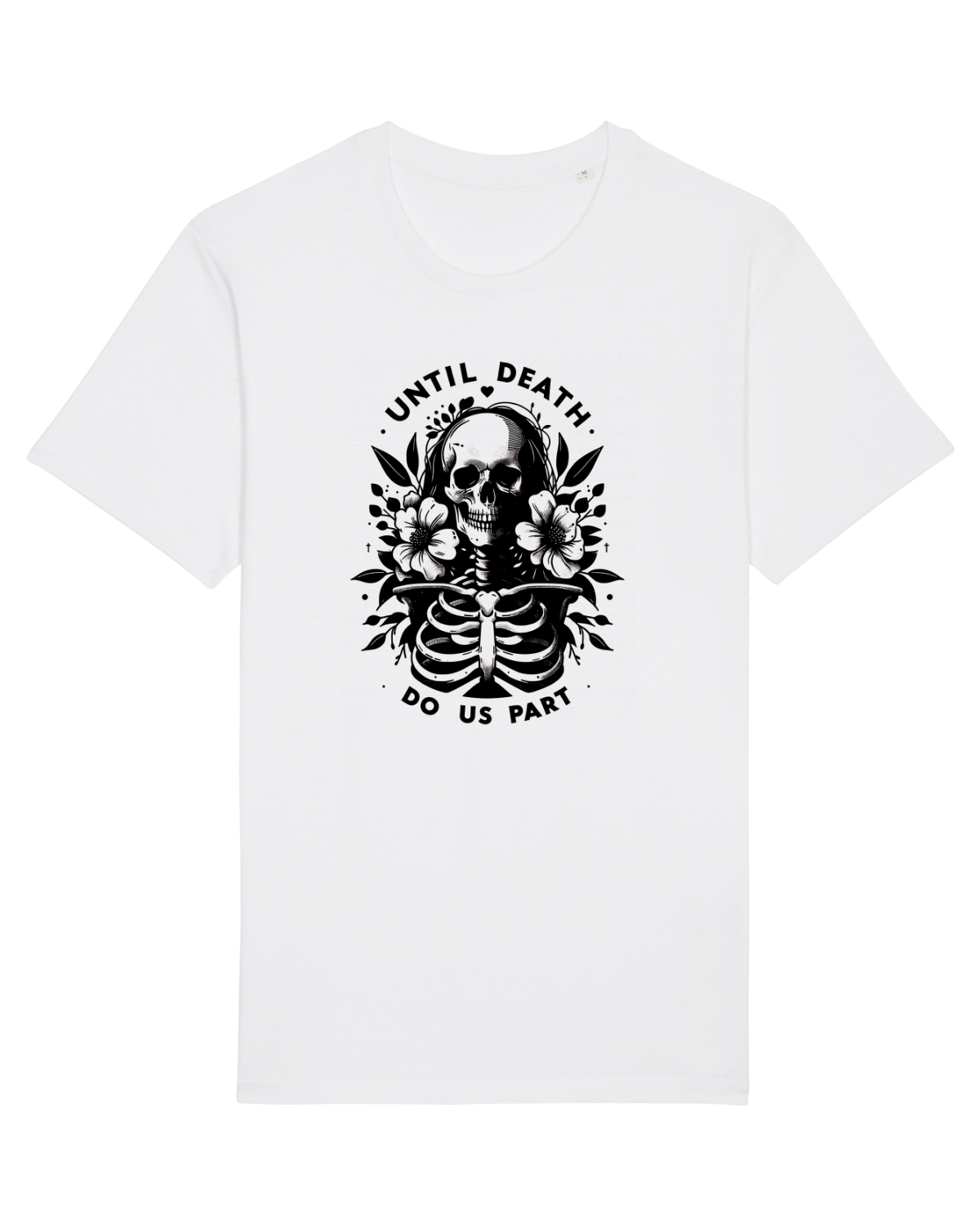 Tricou mânecă scurtă Unisex Rocker White