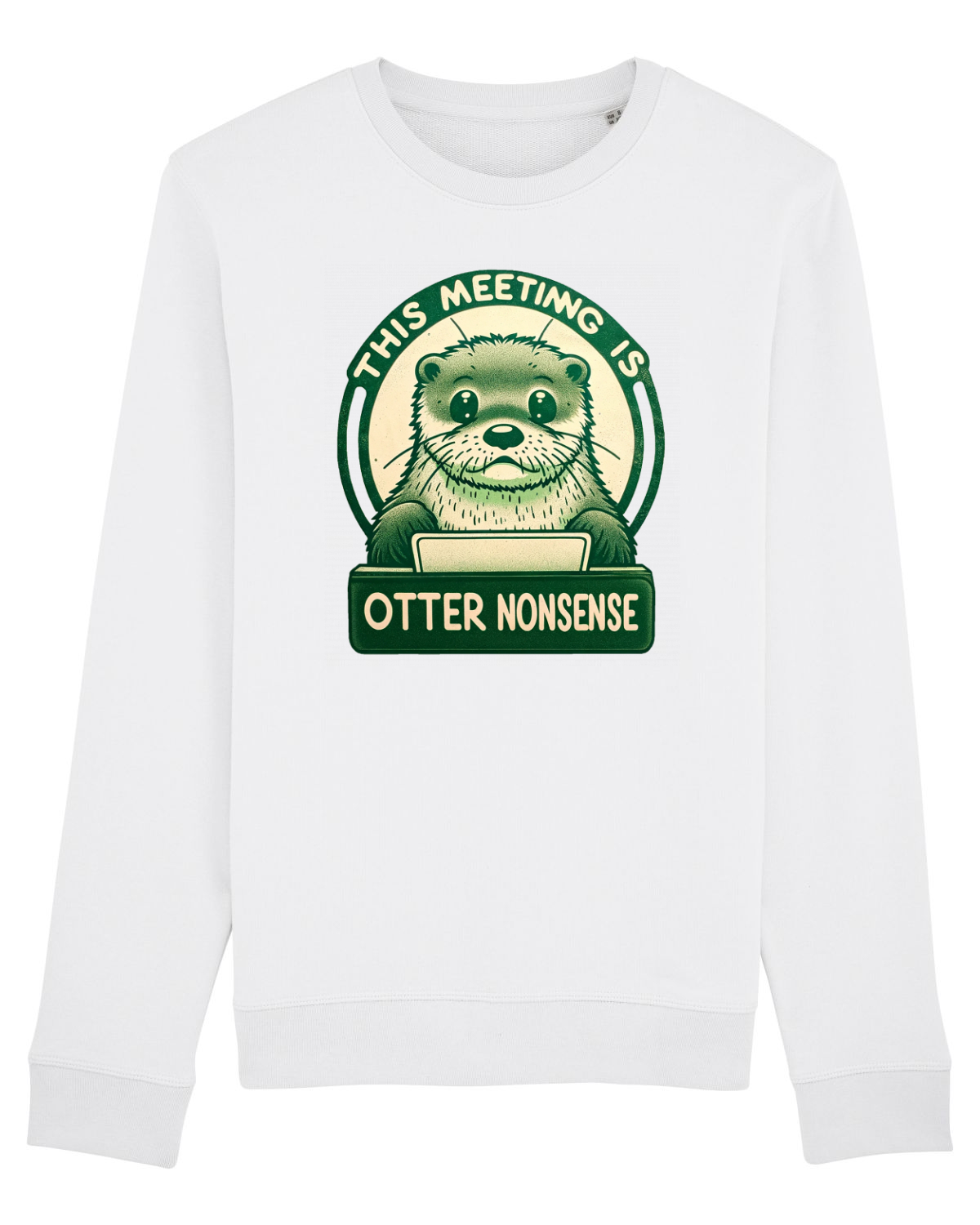 Bluză mânecă lungă Unisex Rise White