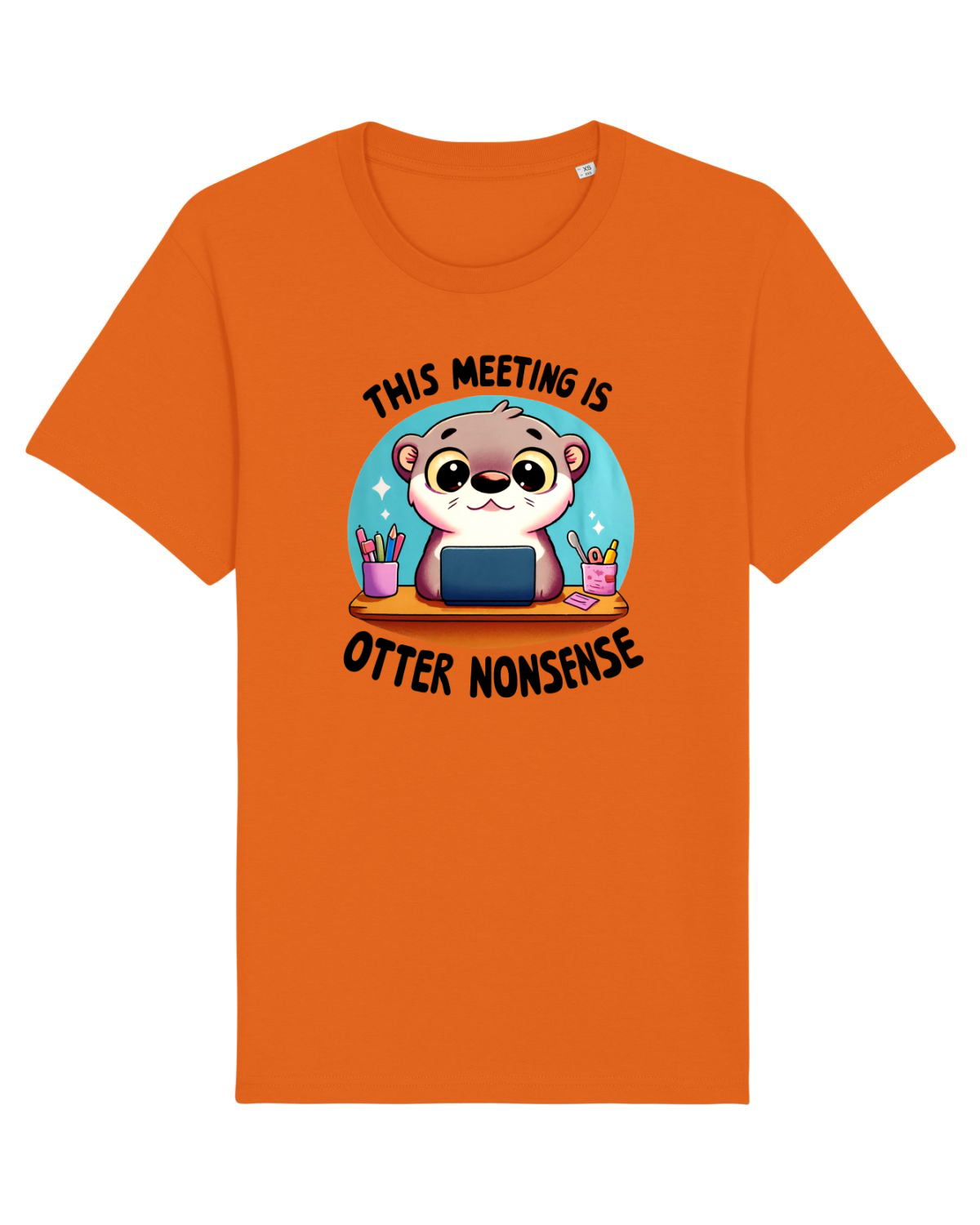 Tricou mânecă scurtă Unisex Rocker Bright Orange