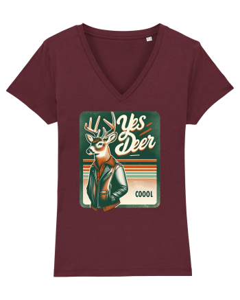Yes deer Burgundy