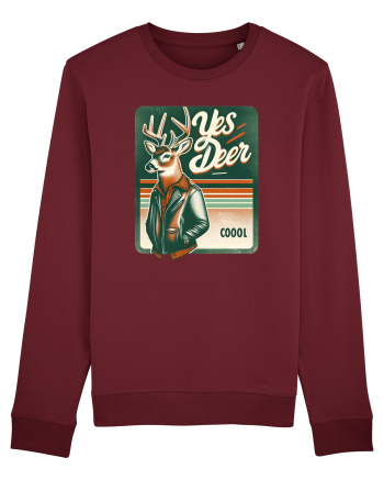 Yes deer Burgundy