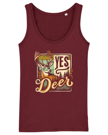 Yes deer Burgundy