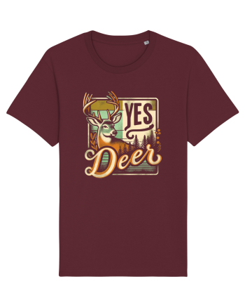 Yes deer Burgundy