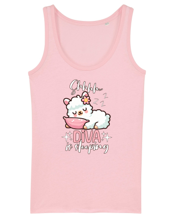 Bebeluș Llama Drăguț Dormind Cotton Pink