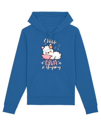 Bebeluș Llama Drăguț Dormind Royal Blue
