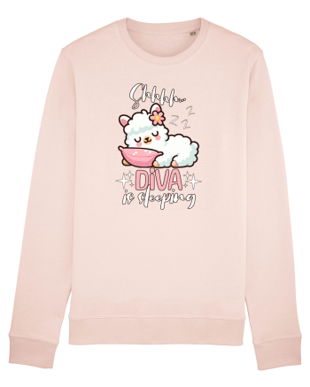 Bebeluș Llama Drăguț Dormind Candy Pink