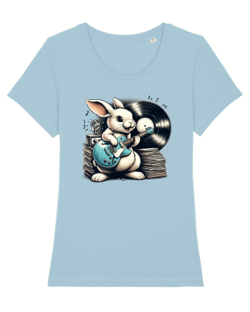 Vintage guitar vinyl Easter Rabbit Sky Blue