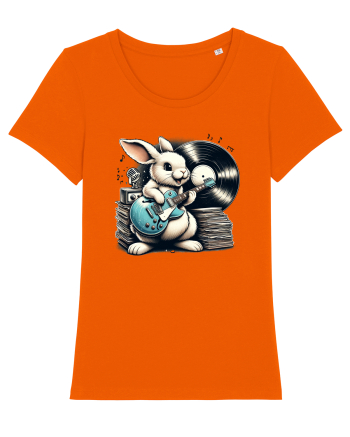 Vintage guitar vinyl Easter Rabbit Bright Orange