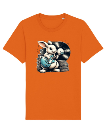 Vintage guitar vinyl Easter Rabbit Bright Orange