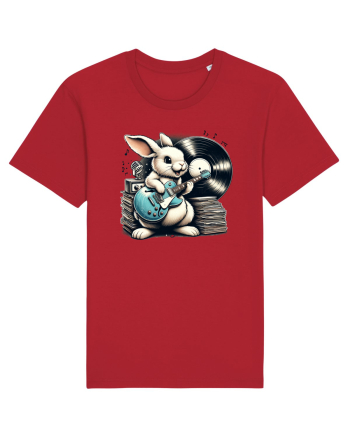 Vintage guitar vinyl Easter Rabbit Red