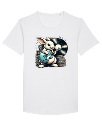 Vintage guitar vinyl Easter Rabbit White