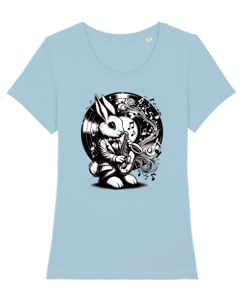 Vintage Easter Rabbit jaz vinyl  Sky Blue