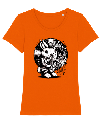 Vintage Easter Rabbit jaz vinyl  Bright Orange