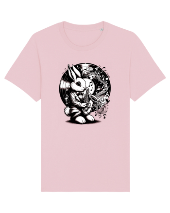 Vintage Easter Rabbit jaz vinyl  Cotton Pink
