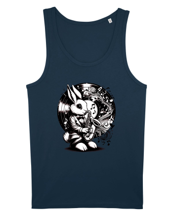 Vintage Easter Rabbit jaz vinyl  Navy