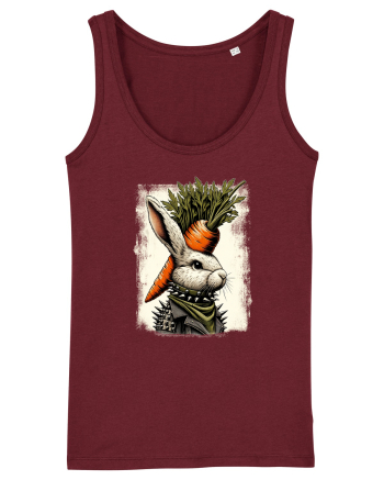 Carrot head - punk Easter bunny Burgundy