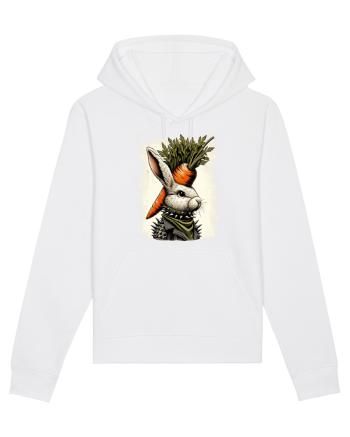 Carrot head - punk Easter bunny White