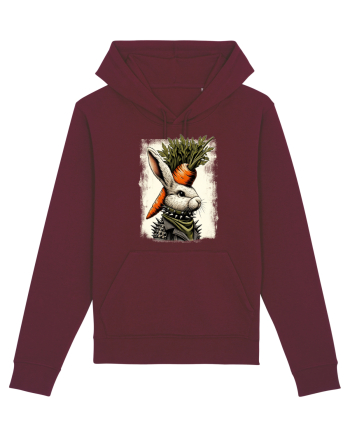 Carrot head - punk Easter bunny Burgundy