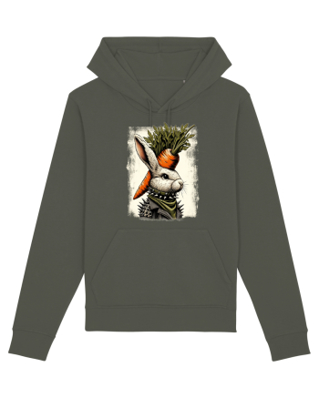 Carrot head - punk Easter bunny Khaki