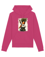 Carrot head - punk Easter bunny Hanorac Unisex Drummer
