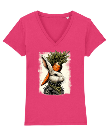 Carrot head - punk Easter bunny Raspberry
