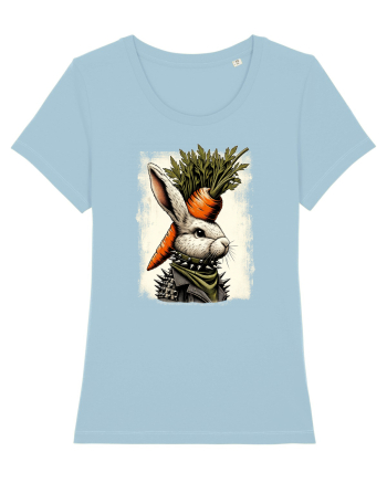Carrot head - punk Easter bunny Sky Blue