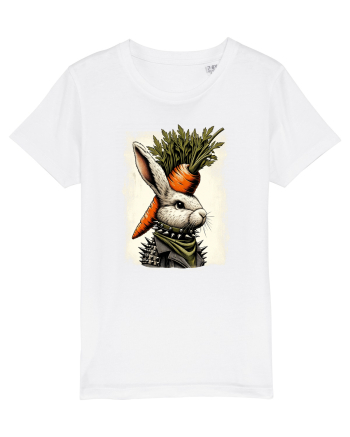 Carrot head - punk Easter bunny White